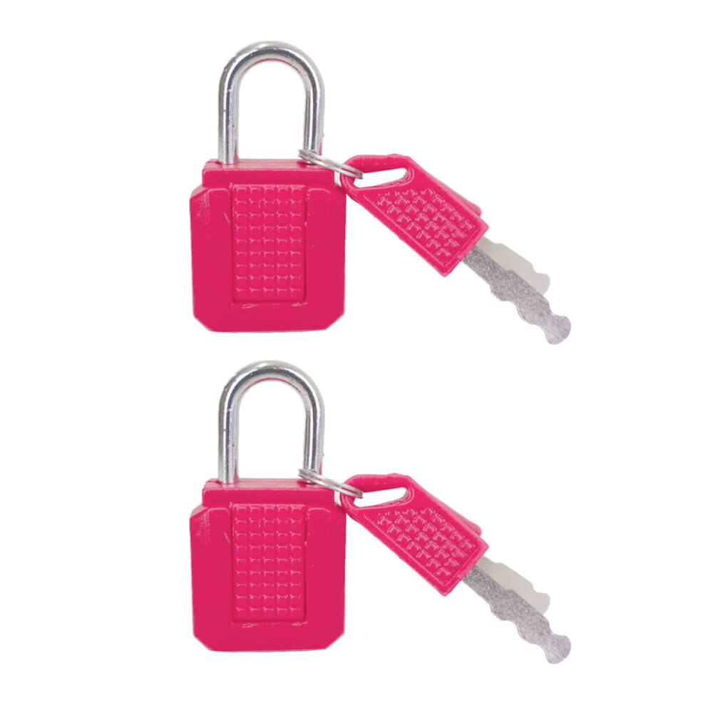 Gepäckvorhängeschlösser – 2er-Set mit 4 Schlüsseln – Diebstahlschutz