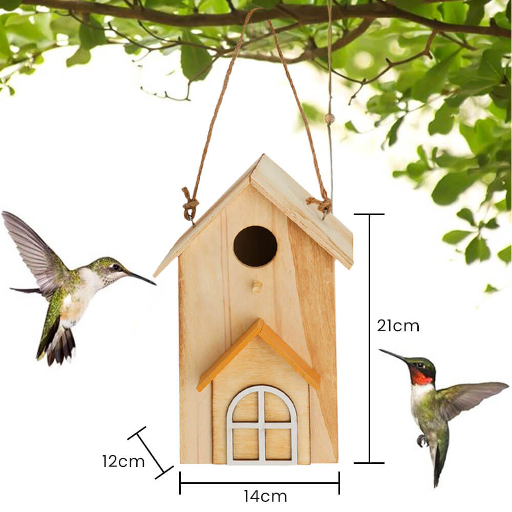 Vogelhaus aus Natursperrholz