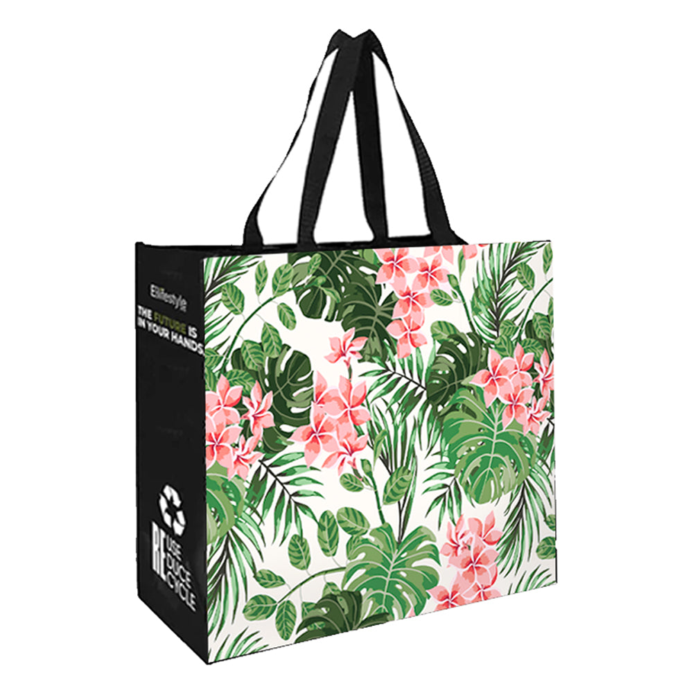 Bolso Shopper Reutilizable Laminado - Diseño Floral