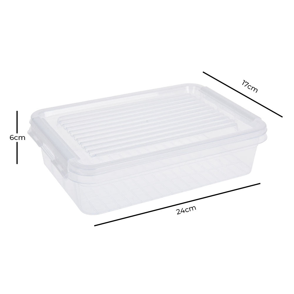 Food Container with Clips - 1800ml - BPA Free