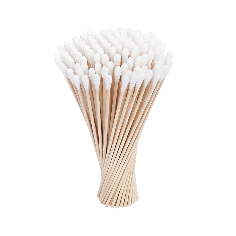 Hisopos para oídos de algodón y bambú - Paquete de 200 piezas - Ecológicos