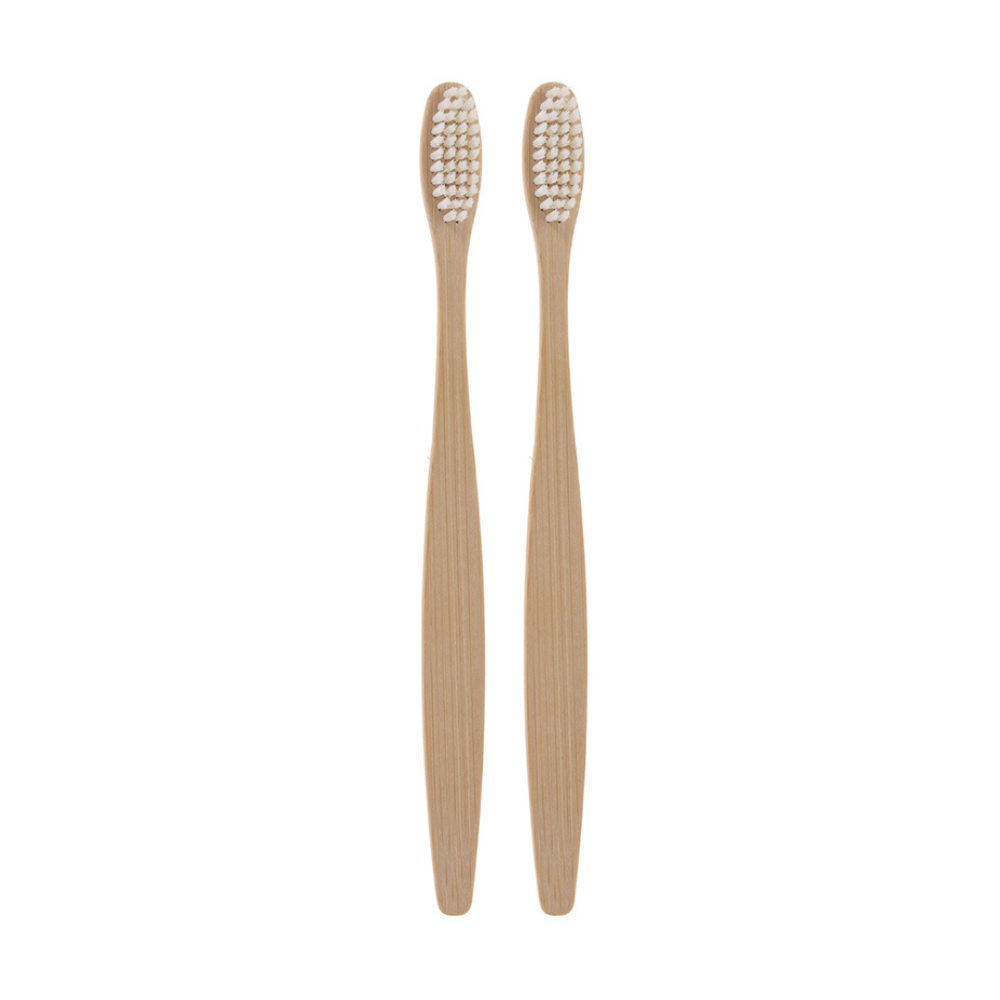 Cepillo de dientes de bambú - Juego de 2 - Ecológico