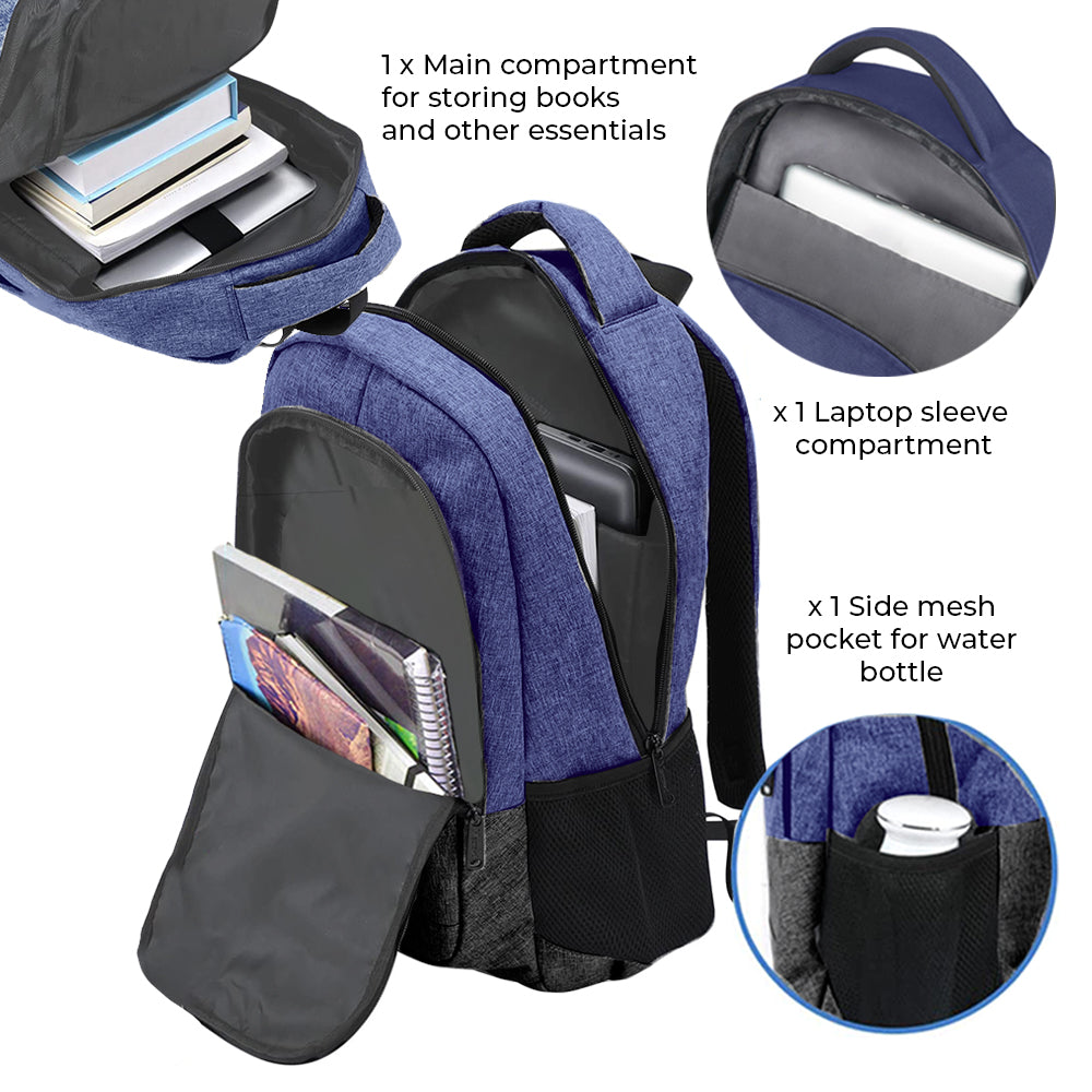 Laptop-Rucksack mit mehreren Taschen