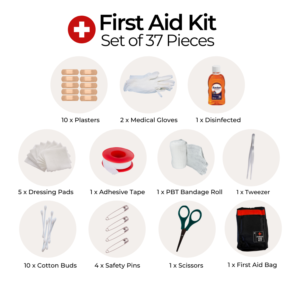Erste-Hilfe-Set – 37-teilig – universell einsetzbar