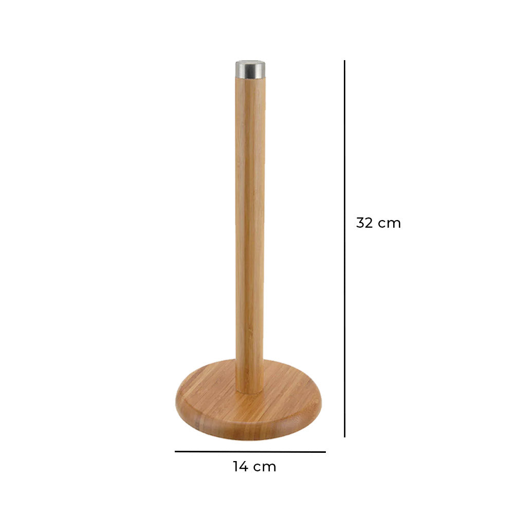 Küchenrollenhalter aus Bambus – umweltfreundlich – 32 cm