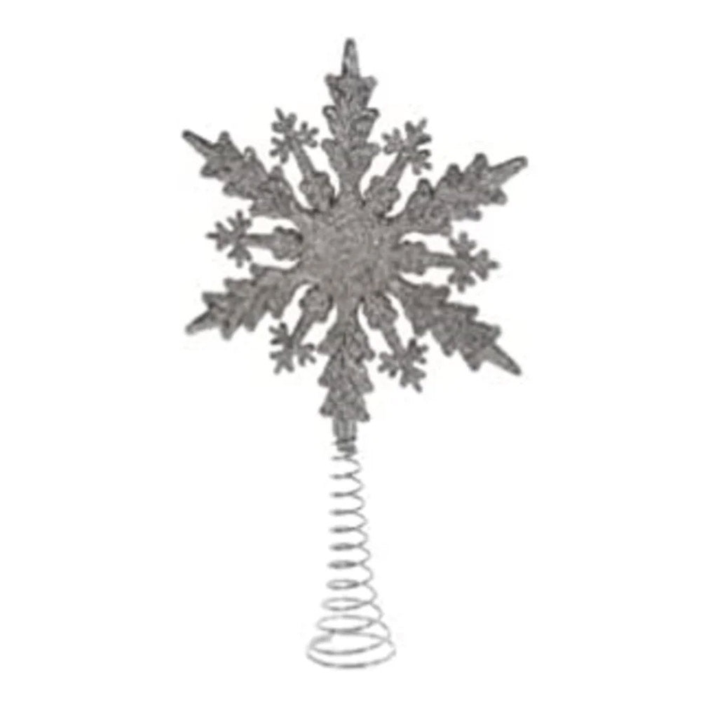 Copa del árbol de Navidad: estrella y copo de nieve