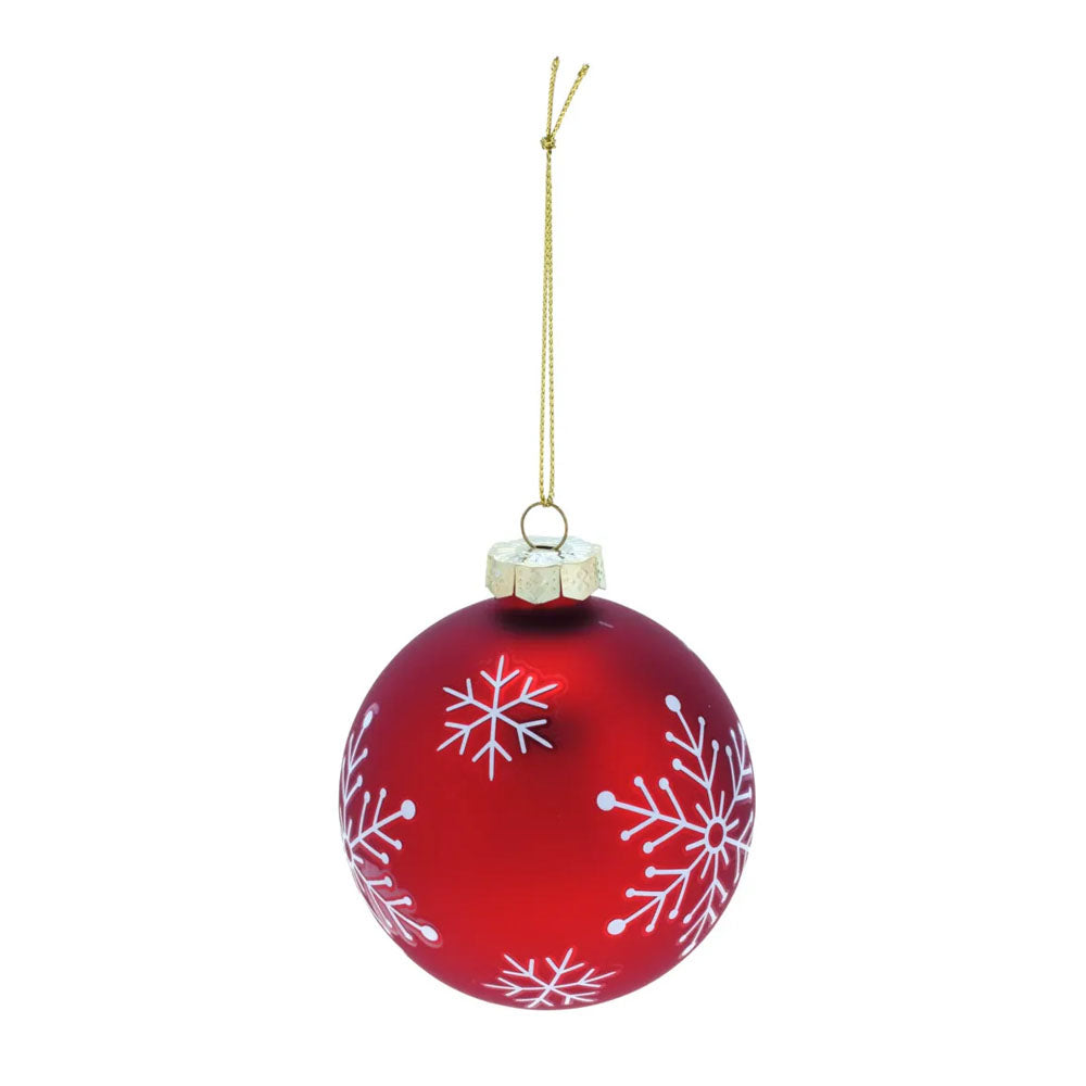 Schneeflocken-Design-Weihnachtsball