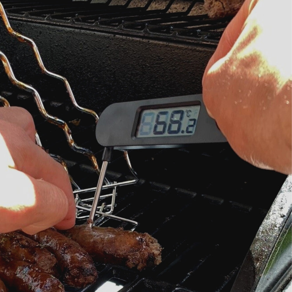 Termómetro para alimentos con pantalla LCD digital de 50°C a 200°C 