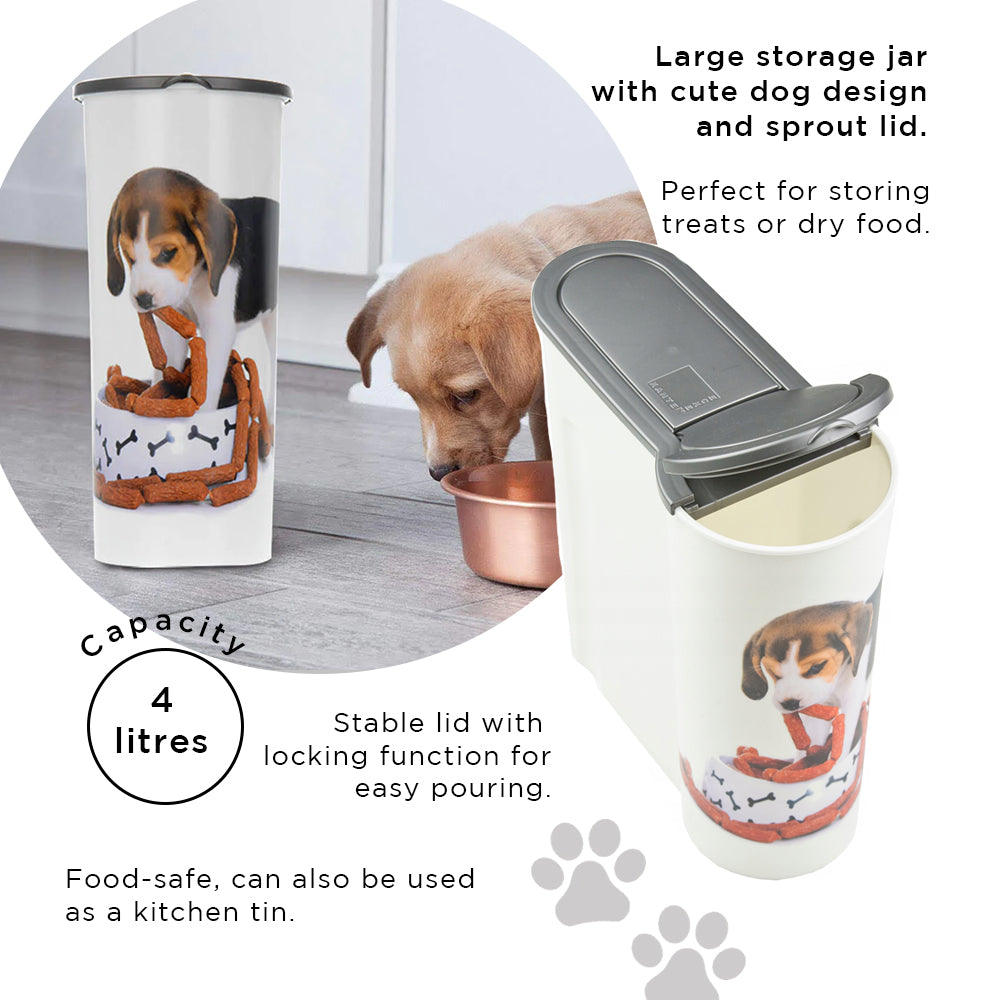 Contenedor de comida para mascotas - 4 litros 